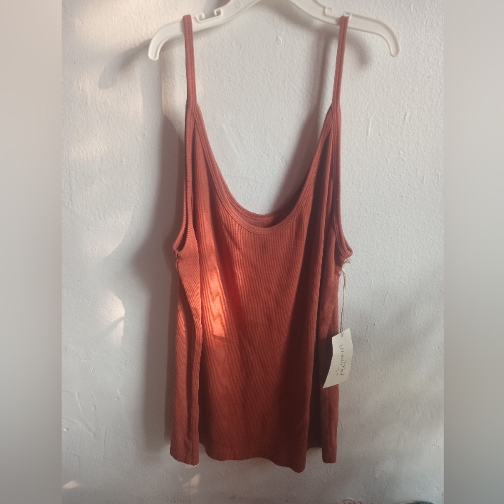 Burn orange spaghetti strap - Picture 2 of 4